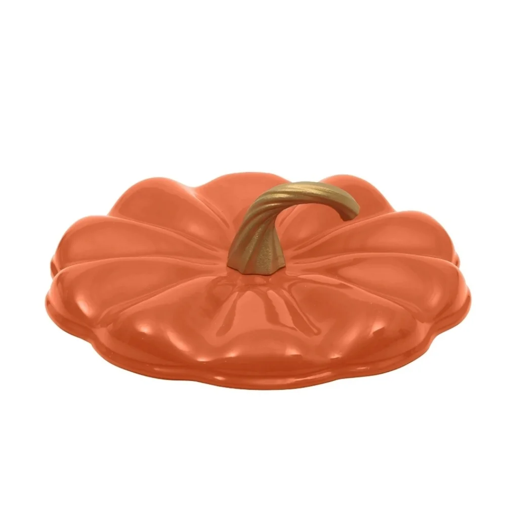 NWT Pioneer Woman 3.5qt Enameled Cast Iron Pumpkin Dutch Oven